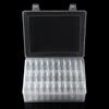 Set Box (30) Transparent Storage Box Handmade Rice Beads Diamond Painting Sealed Storage Box Independent Grid Plastic Box