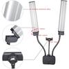 45W Flexible Double Arms LED Fill Light Beauty LED Ring Lamp Bi-Color Dimmable 3 light modes Photographic Selfie Lighting