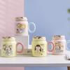 Creative Cartoon Bear Ceramic Cup Home Office Cup Couple Mug Store Celebration Souvenir Mirror Water Cup