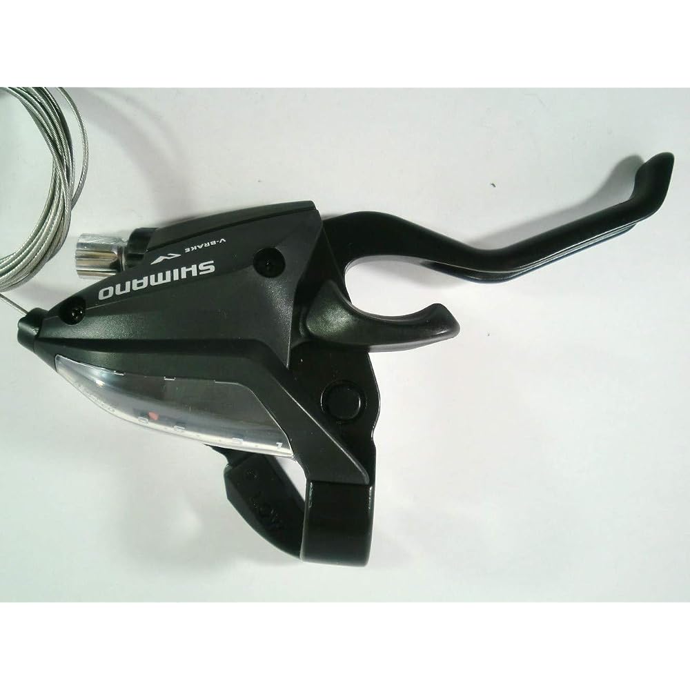 Shimano ST-EF500-8R/L Shift Lever 2-Finger 3x8 Speed Left Right Set Black