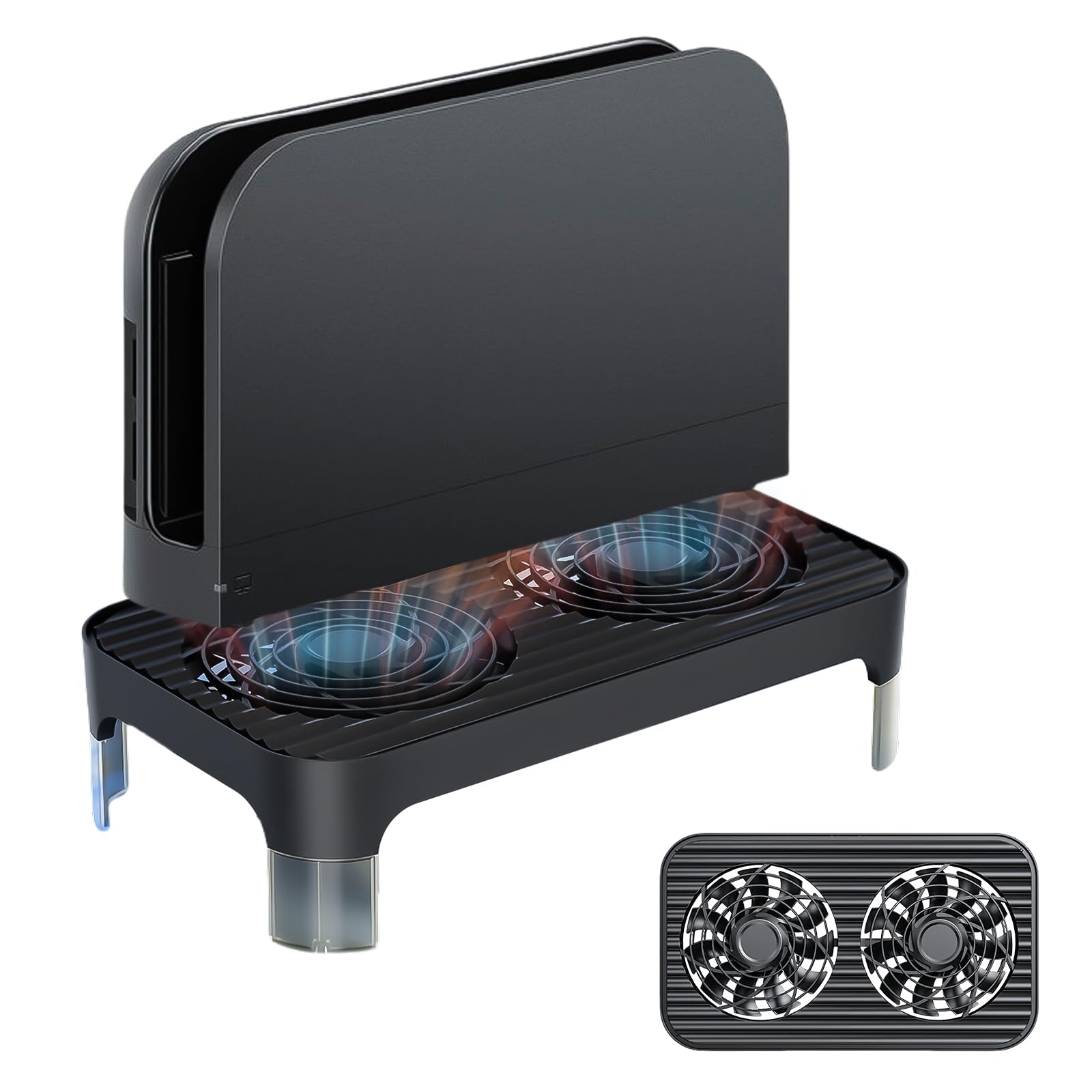 

Cooling fan for Switch 2 release Compatible with Nintendo Switch Lwuckbarrt Cooling stand for Switch heat cooling strong low heat dissipation stand