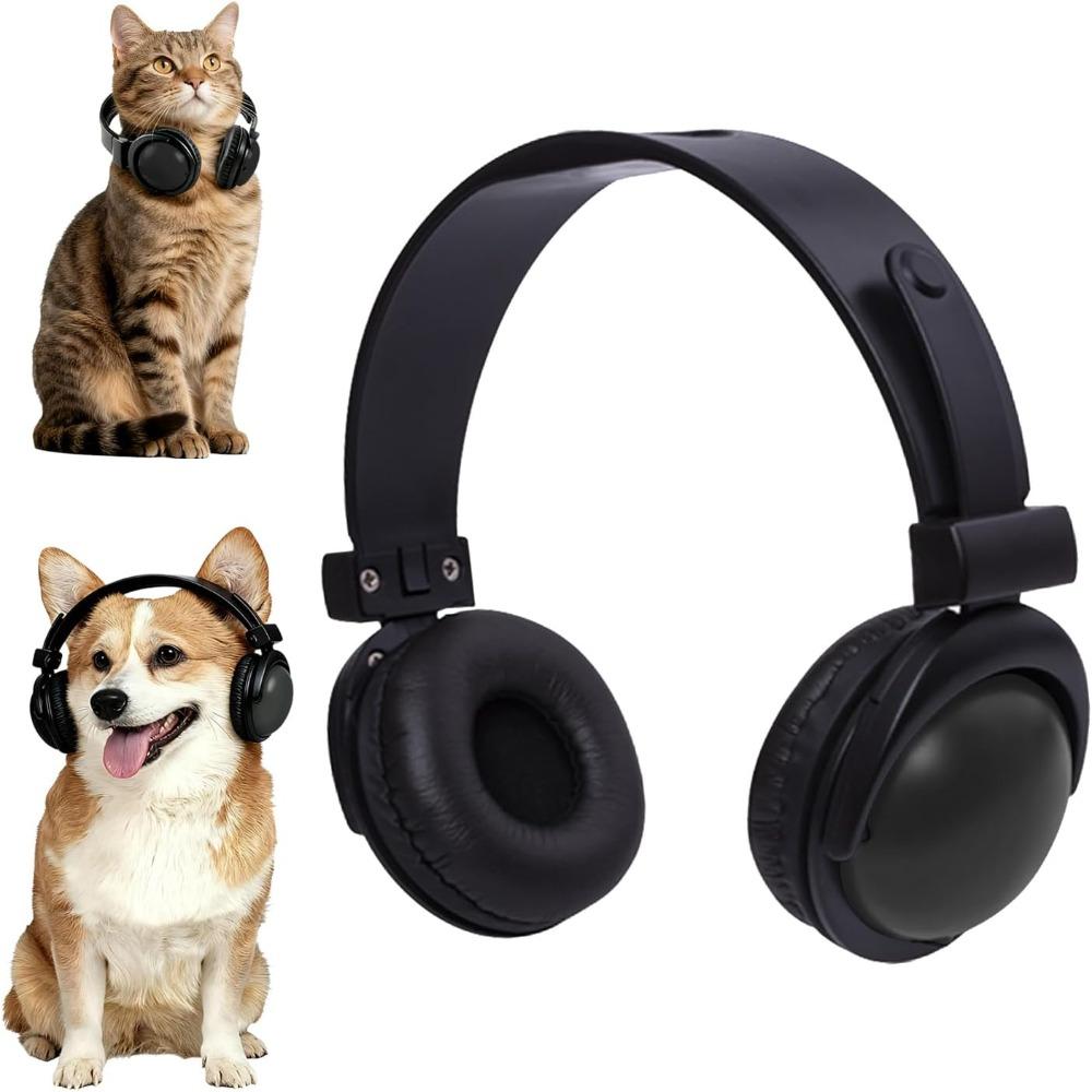 Adjustable Headband Pet Headphone Foldable Portable Mini Pet Headphone Photo Shoot Supplies Cosplay Props Costume Accessories
