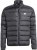Jacket Man Essentials 3-Stripes Light Down Jacket Black (HZ4431)