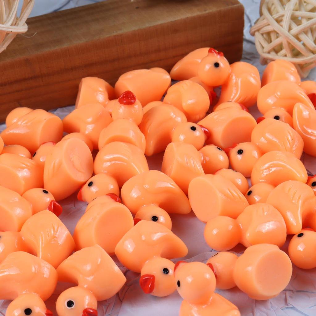 DIY Yellow Duck Resin Accessories for Micro-Landscapes