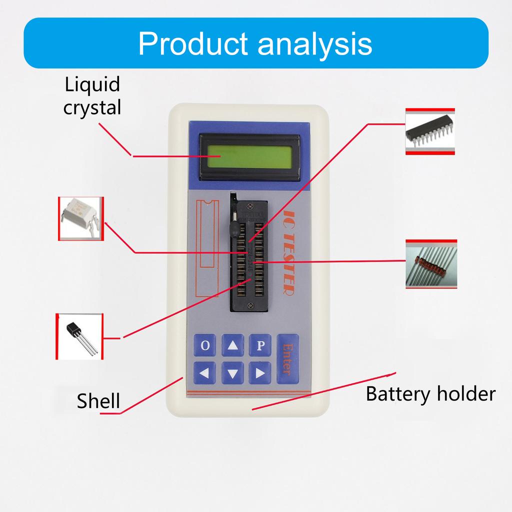 Hocheffizienter integrierter Schaltungstester Geeignet für elektronische Fertigung und Designs Professionelle Reparaturzentren