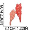 Exquisite Plant Embroidery Cloth Sticker Bag Decoration Leaf Flower Pot Chapter Boy Red Chapter Patch Sticker Clothes Decoration Ironing