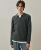 Wednesday Oasis Ash Open Collar Wool Knit_Charcoal(Wc25-Kn82)