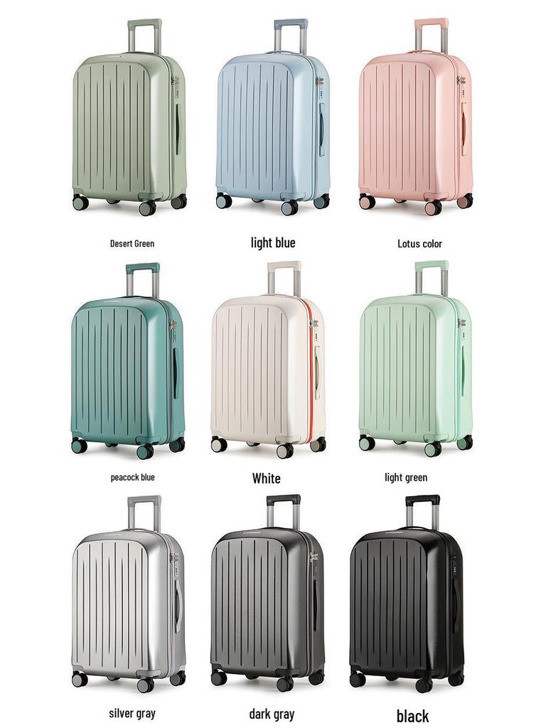 2025 Model Sturdy Trolley Case - Large Capacity with Combo Lock for Men, Women, and Students