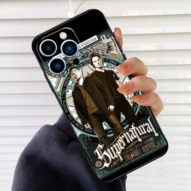 Supernatural TV Show Phone Case For iPhone 17 16 15 14 13 12 11 Pro Max mini 15 16 Plus 16e 17 Air Cover Fundas