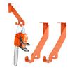 2PCS Chainsaw    Stainless Steel Wall Mount Heavy Duty Chainsaw Hold  Garage Storage   for Home Workshop Orange