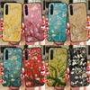 Blossoming Almond Tree Case For OPPO Reno 5 Lite 2Z 2F A5 A9 A53 A53S 2020 A52 A72 A1K A15 A83 A94 A74 A54 Coque