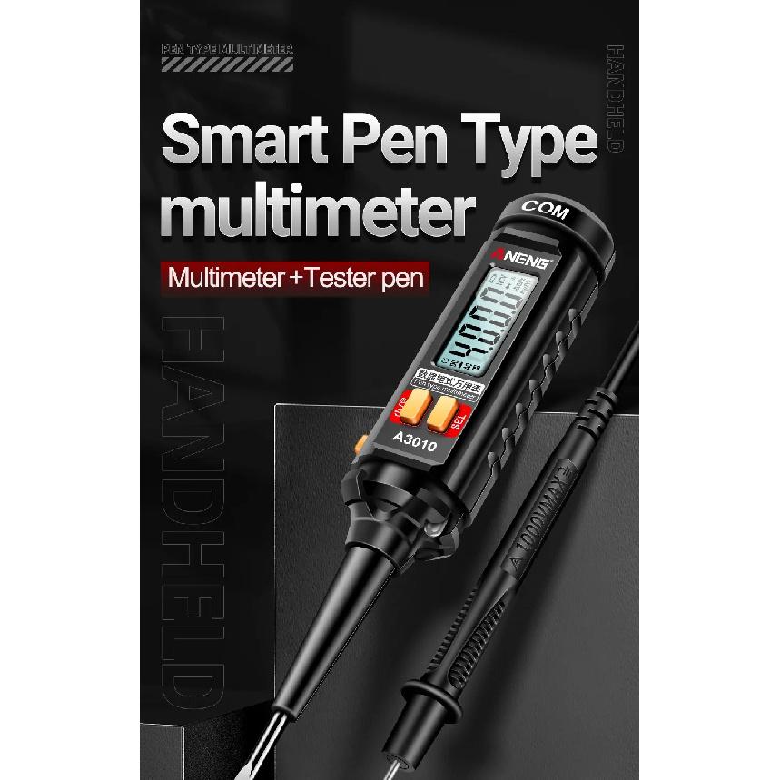 ANENG A3010 Pen-Type Multimeter 4000 Counts Digital True-RMS Backlight Multi Meter Auto Range Tester LCD Electrician Tester Tool