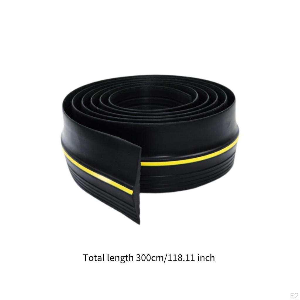 Garage Door Threshold Seal Strip, Weather Strip DIY Waterproof, Dustproof Weatherstrip Lightweight