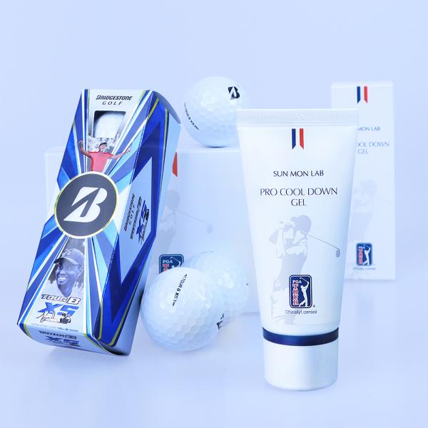 

[PGA] 3-Line Set Tiger Woods Ball, Sun Cushion, Pro UV Sun Balm, Pro Warm-Up Cream, and Pro Cool-Down Gel Gift Set Promotion 1. Tiger Woods Ball + Sun Cushion