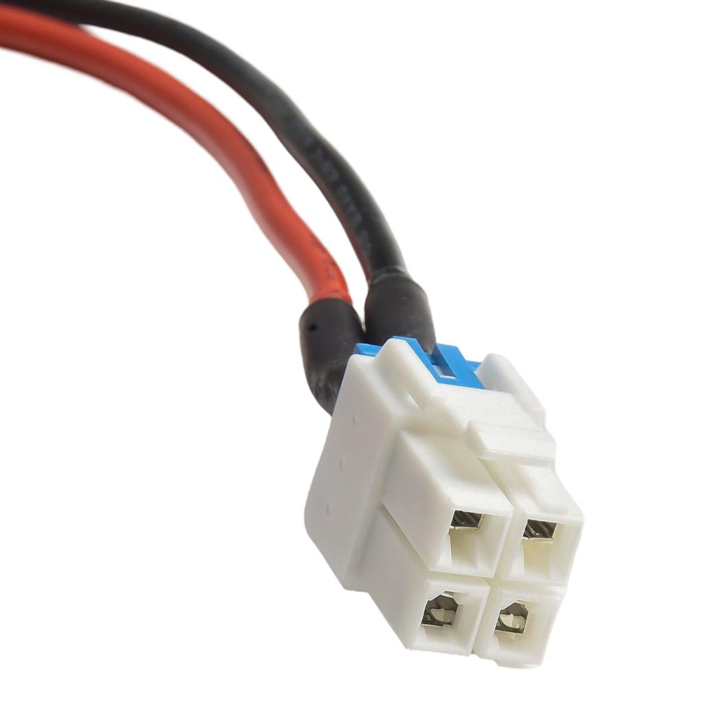 For ICOM IC7000 IC7600 FT450 TS480 FT950 4Pin 12AWG Power Cable Temperature Resistant Compatibility with Models