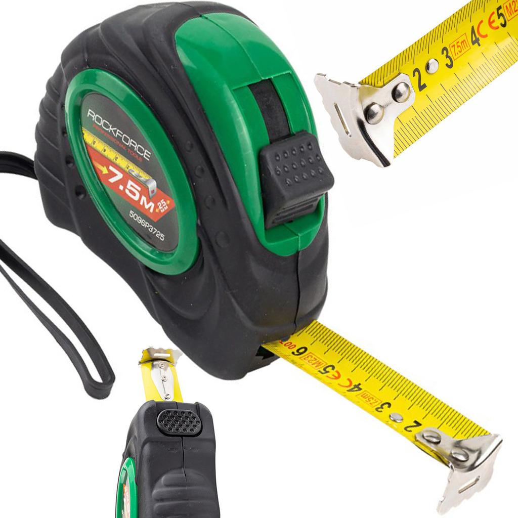 Rolled tape measure 7.5m x 25mm