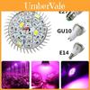Luz de Cultivo Versátil de Espectro Completo com 28 LEDs, Apresentando UV e IR para Crescimento Saudável de Plantas E27 Gu10 E14