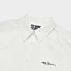 FILA X ETUDES Collaboration Loose Comfortable Woven Long Sleeve Shirt With Back Print Women shirts Coconut-White F11W346403F-IV