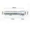 Universal Motorcycle Silver Exhaust  Noise Sound Eliminator Exhaust Adjustable Muffler  35mm/42mm/45mm/48mm/60mm
