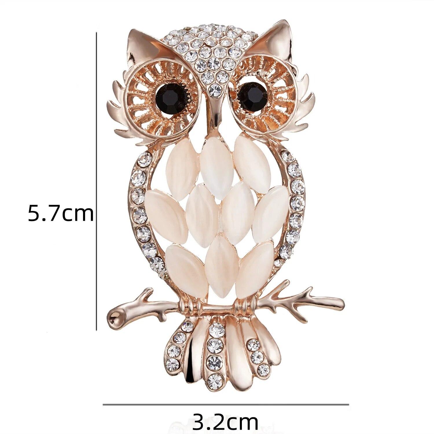 Броши с большой совой — фото 11