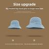 Fisherman Hat Large Size Cotton Sun Protection Wide Brim Summer Style For Casual Wear