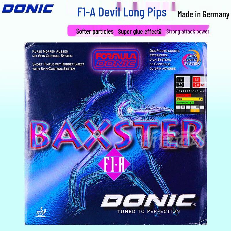 Накладка для настольного тенниса DONIC F1-A Devil Pips-Out чёрный