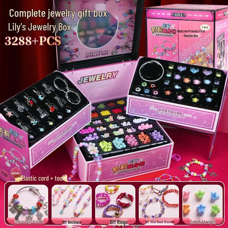 JINGRUIXIANG Kids Beading Jewelry Craft Kit