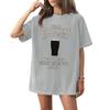 Women's Round Neck Printed Short-sleeved T-shirt Top