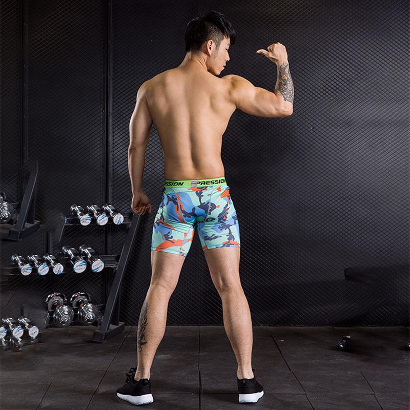 Struggle Clothing Modern Camouflage Quick-Dry Compression Shorts for Training and Running