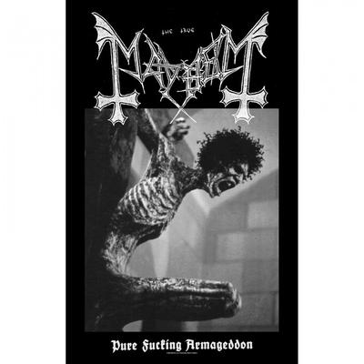 Mayhem Ren jävla Armageddon Textile Poster