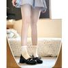 Versatile thick heel Mary Jane women's shoes 2025 spring new ballet small fragrant style high heels bow light mouth single shoes