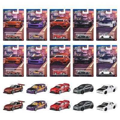 Hot Wheels Theme Automotive Assortment Compact Kings Vehicle 10 Mini Box Ages - Toys, Cars, Set, 3+, Multi-Purpose, GDG44-987Q
