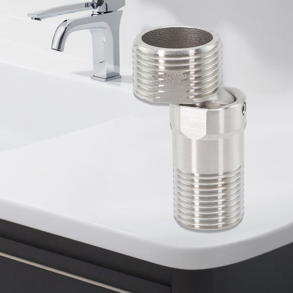 360stupňový nastavitelný kohoutek s úhlovou zakřivenou nohou, excentrický šroub, rohový adaptér pro kohoutek, příslušenství pro kuchyňské baterie