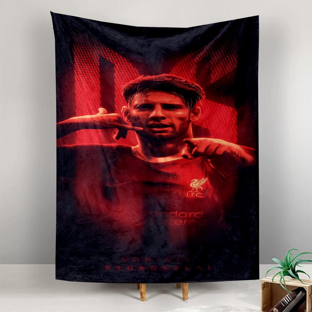 "Red Themed Football Player Design Patterned tapestry for bedroom and living room home decor"