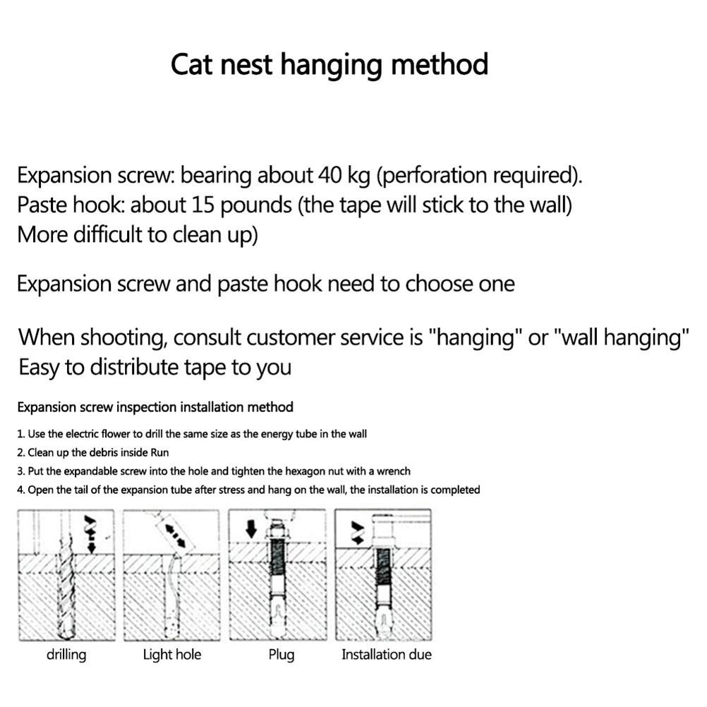 Macrame Cat Hammock Hanging Woven Cat Bed Macrame Wall Decoration