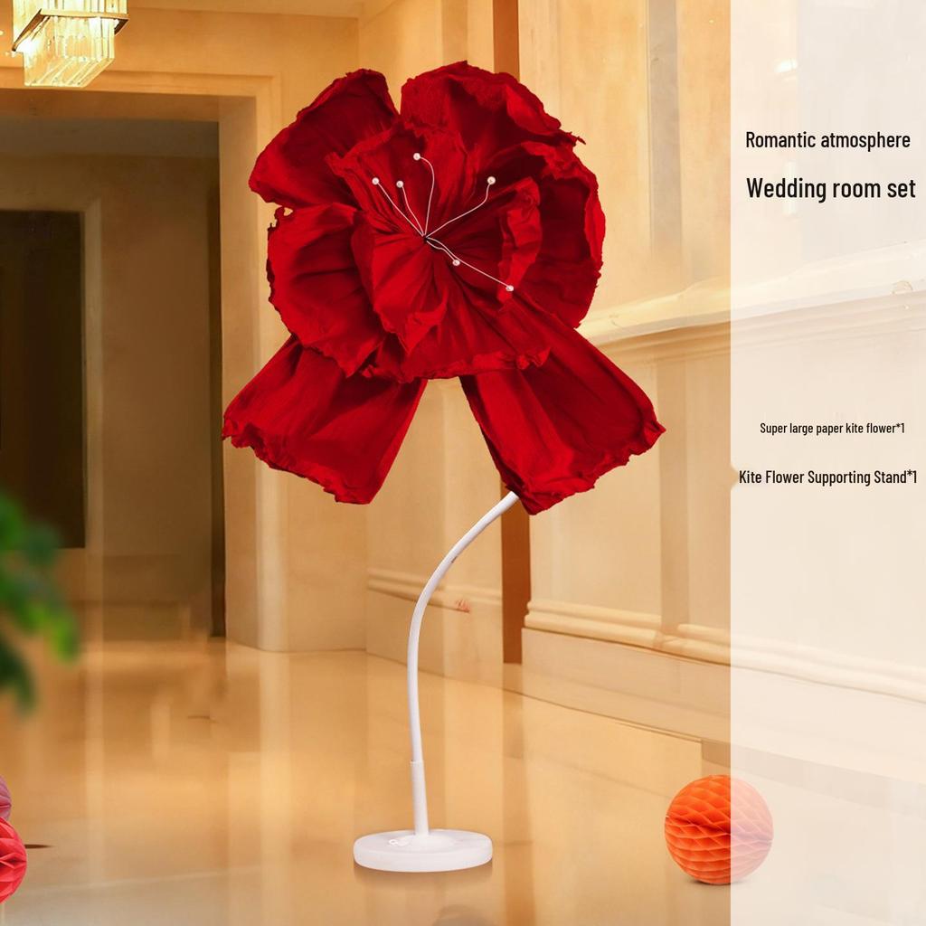 Wedding Decoration Set: Bride’s Bedroom, Living Room & Photography Props with Origami Lion Ornaments