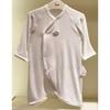 ETTOI Albino Baby Gown + Handkerchief Set   07s017151  07r085102