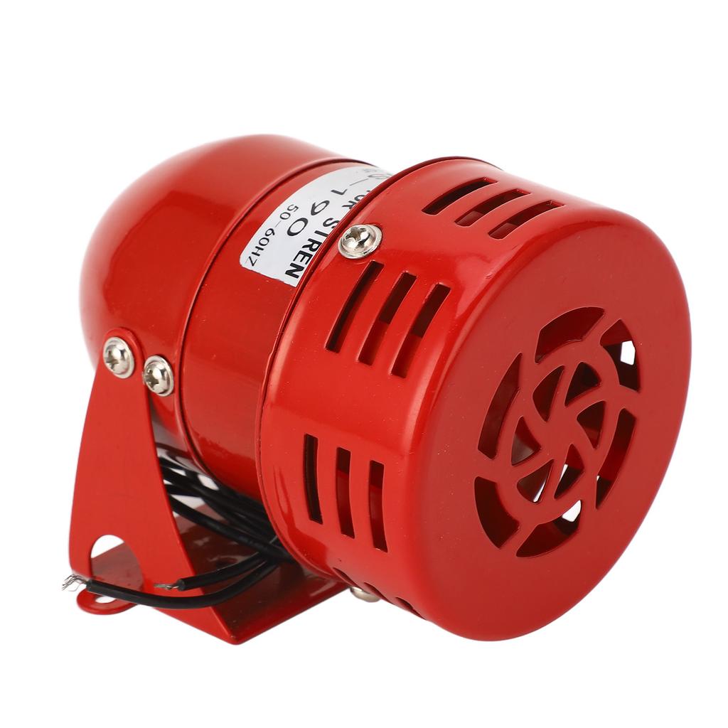 Industriemotor Alarmglocke Rote Farbe Stahl Mini Hupe Ton Summer Sirene für Autos AC110V