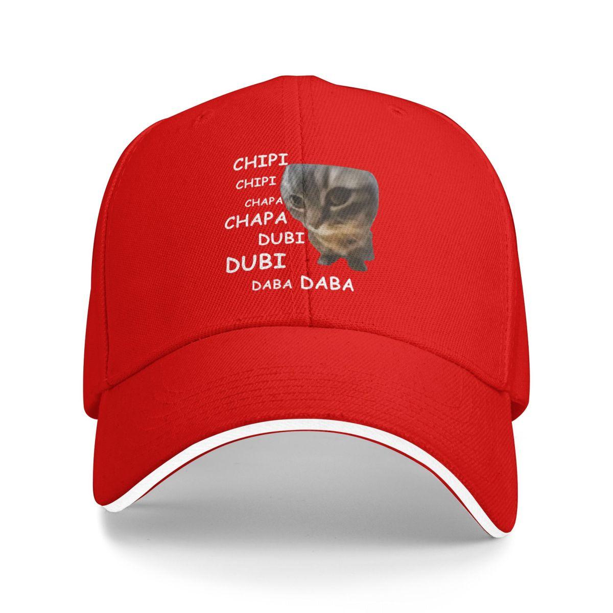 Baseball Caps Cat Chipi Chipi Chapa Chapa Meme Graphic Funny Customized Sport Unisex Spring Caps One Size