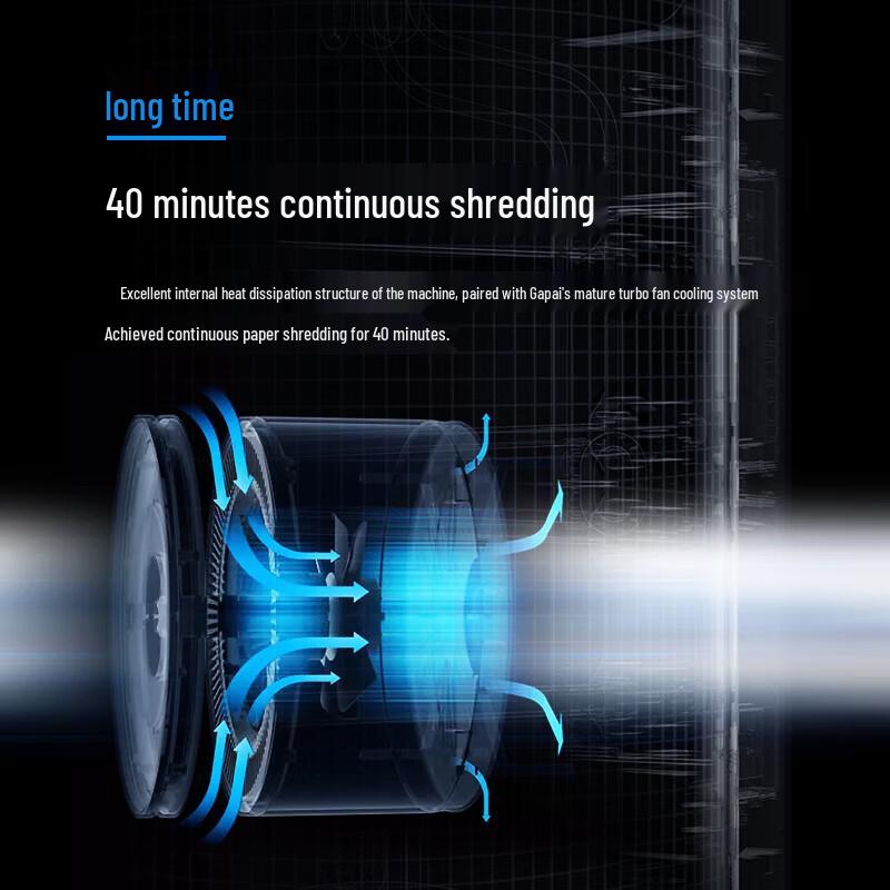 GEPAD 100-Sheet Auto-Feed Confidential Shredder CN plug (adapter included)