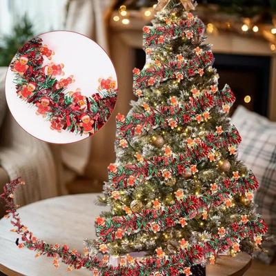 Decorate Your Home Bar with 2M Santa Claus Tinsel Ribbons This Christmas