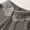 Summer Ladies Elegant Fashion Vintage Houndstooth Lace Patchwork Pullover Chiffion Shirt Short Sleeve Loose Casual Blouses