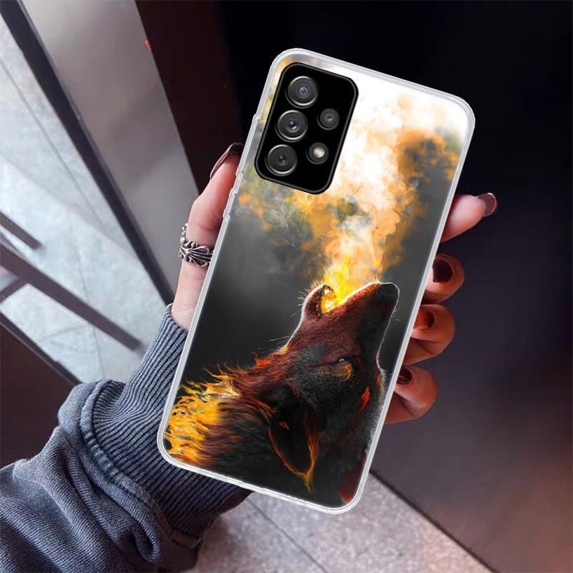 The Wolf Phone Case For Samsung Galaxy A17 A16 A26 A36 A56 A15 A25 A35 A55 A14 A13 A54 A53 A34 A24 A33 A23 A05S A04S Galaxy A16