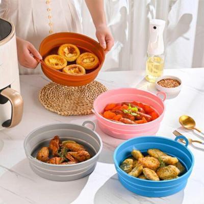1ks Silikonová vložka vzduchové fritézy Opakovaně použitelná nepřilnavá silikonová vložka do koše ke fritéze