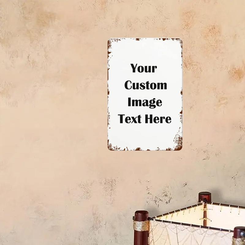 One customizable wooden signboard - a personalized image text signboard for commemorative wall art