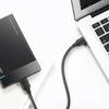 Cable USB-A 3.0 - USB-C 3A 1.5m - black