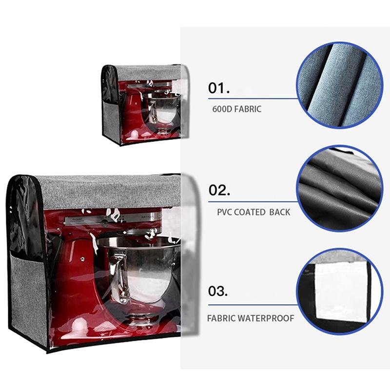 35.5*23*35.5Cm Household Waterproof Kitchen Accessories Blender Dust Cover For Kitchen Aid Mixer Machine Supplies Mixer Dust Proof Cover