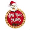 Christmas Wooden Advent Calendar Ornament Handmade Holiday Decoration for Desktop