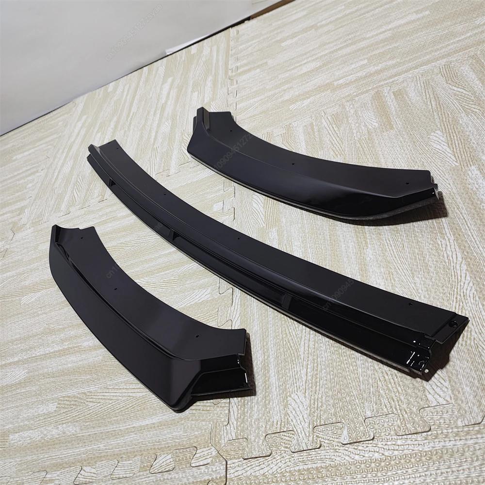 3Pcs Front Bumper Splitter Lip Diffuser Body Kits For Seat Leon 3 MK3 5F TDI TSI ST SC 2012-2016 Tuning ABS Spoiler Accessories