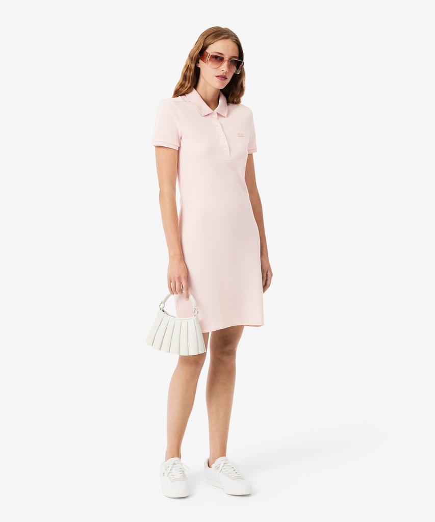Lacoste Women'S Slim Fit Mini Pique Polo Dress Ef5473-56G Ady